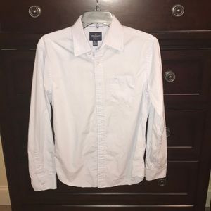 Light blue American Eagle collared shirt